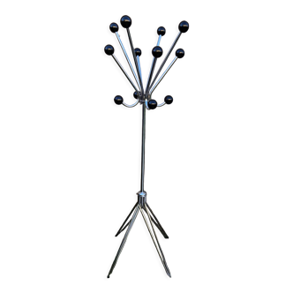 Portemanteau métal chromé