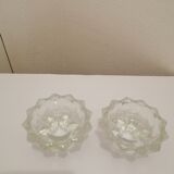 Vintage glass candle holder