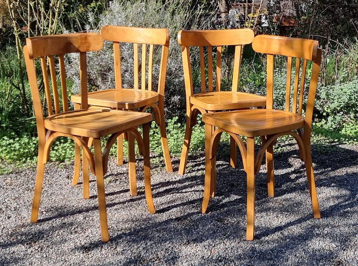 4 chairs bistro 50-60s
