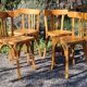 4 chairs bistro 50-60s