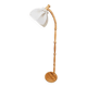 Danish pine floor lamp 1970 vintage