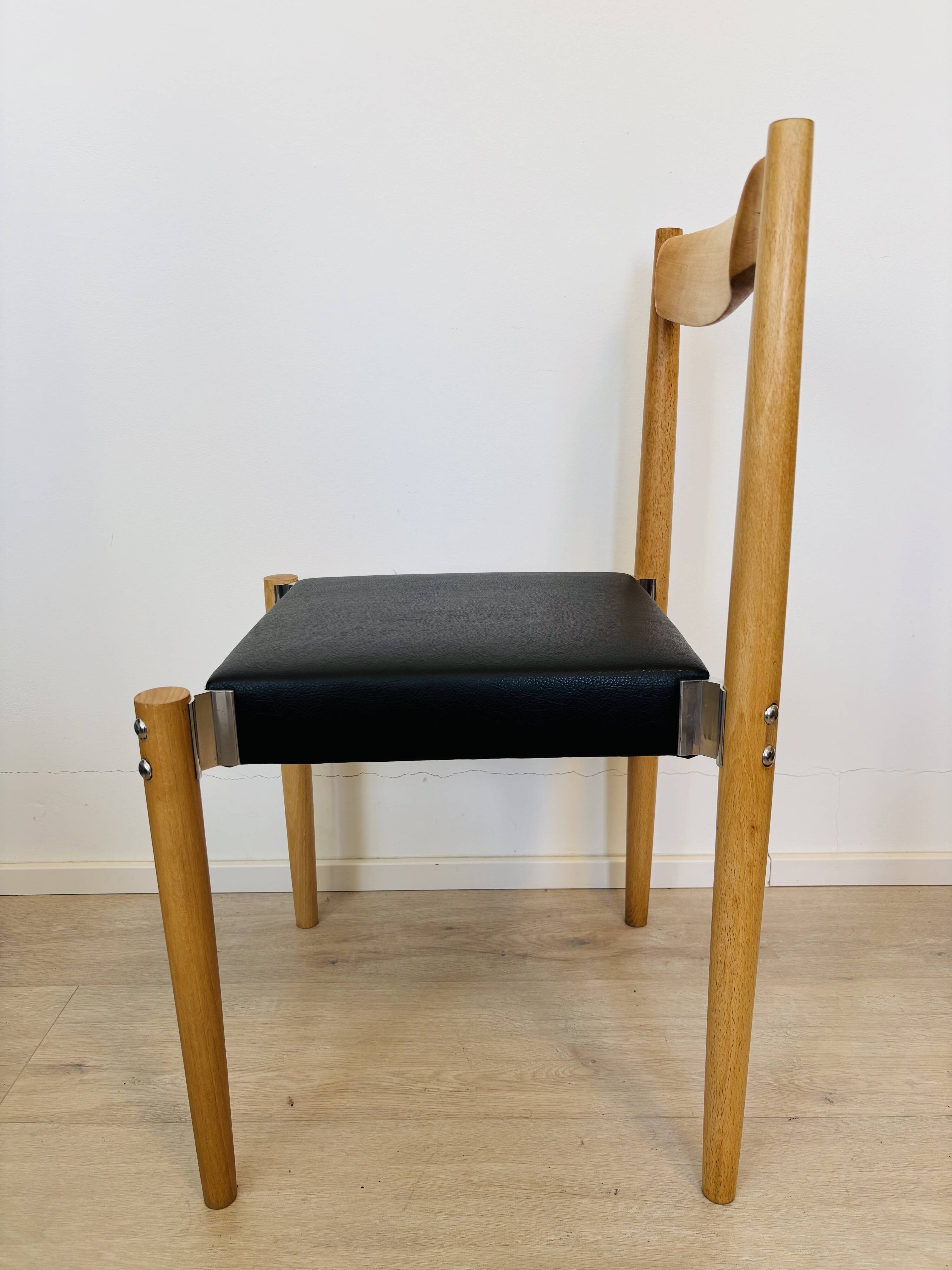 Dining Light Chair by Miroslav Navrátil, Czechoslovakia 1970’s