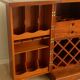 Captain's bar in Scandinavian design, 1960s, teak