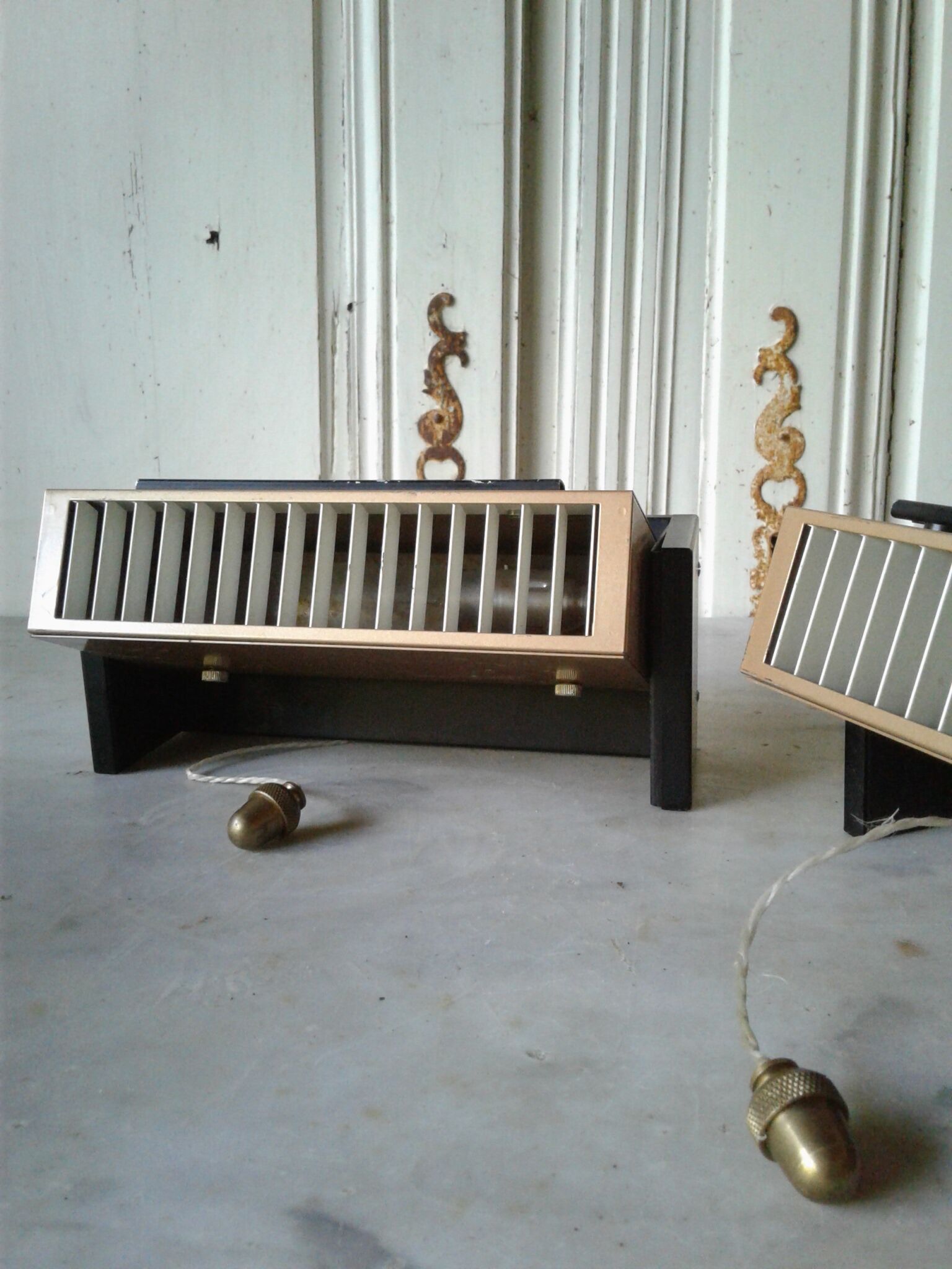Pair of orientable wall sconces from the 50s
