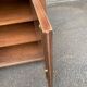 Louis XVI buffet, shallow, stripped, made of solid mahogany, 1950.