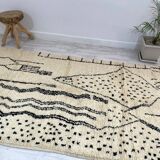 Handmade moroccan berber carpet 260 x 144 cm