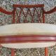 Paire de fauteuils art nouveau en acajou
