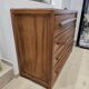Chest of drawers with 4 drawers in walnut