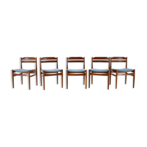 6 chaises en teck danois