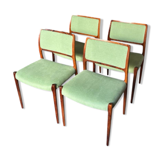 4 chairs by Niels Otto Moller