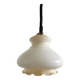 Vintage White Glass Pendant Lamp: Mid-Century Modern Kitchen Lighting