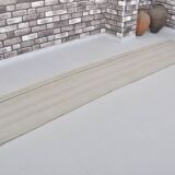 Stripe Neutral Hemp Rug sku 3789