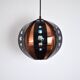 Danish copper pendant by Werner Schou for Coronell, 1970s