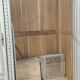 Wardrobe 3 doors, 3 drawers Louis XVI style patinated