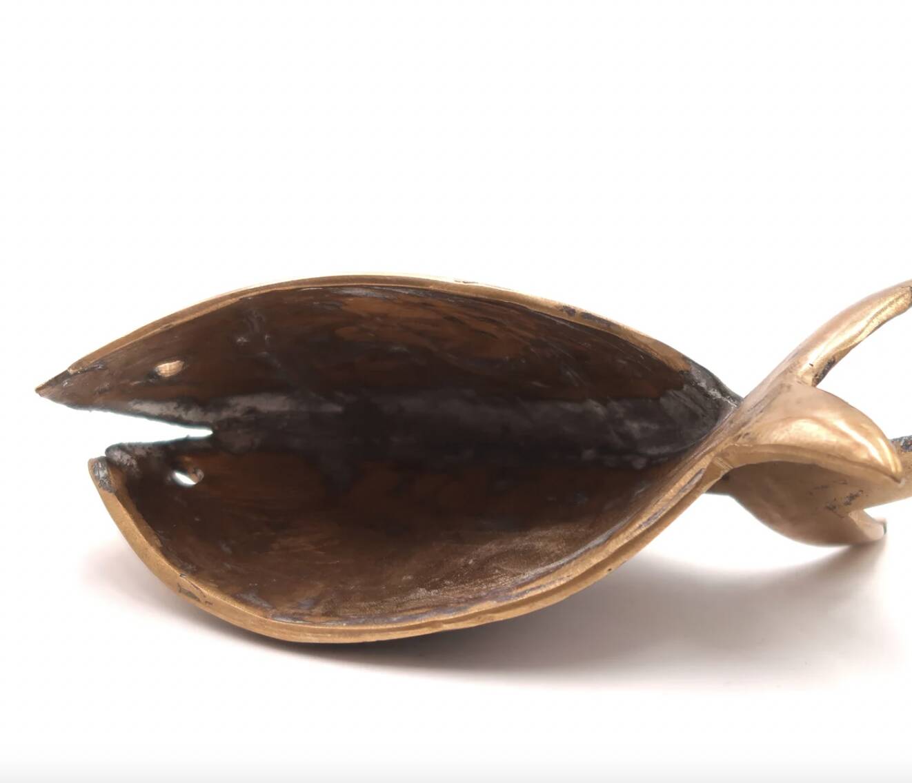 Sculpture poisson en bronze, années 70