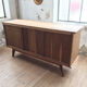 Enfilade vintage hêtre et blanc