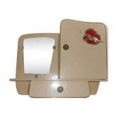 Art Deco-style toilet cabinet