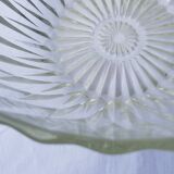 70 ' s chiseled glass bowl