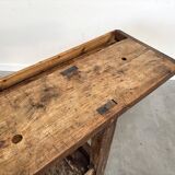 Large antique carpenters working table