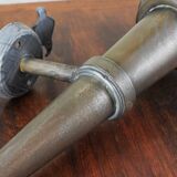 metal torch, glass flame