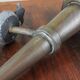 metal torch, glass flame