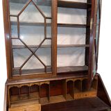Library with integrated secretary English solid wood