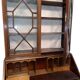 Library with integrated secretary English solid wood