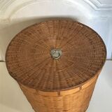 Vintage wicker basket