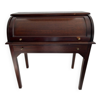 Mahogany cylinder secretary