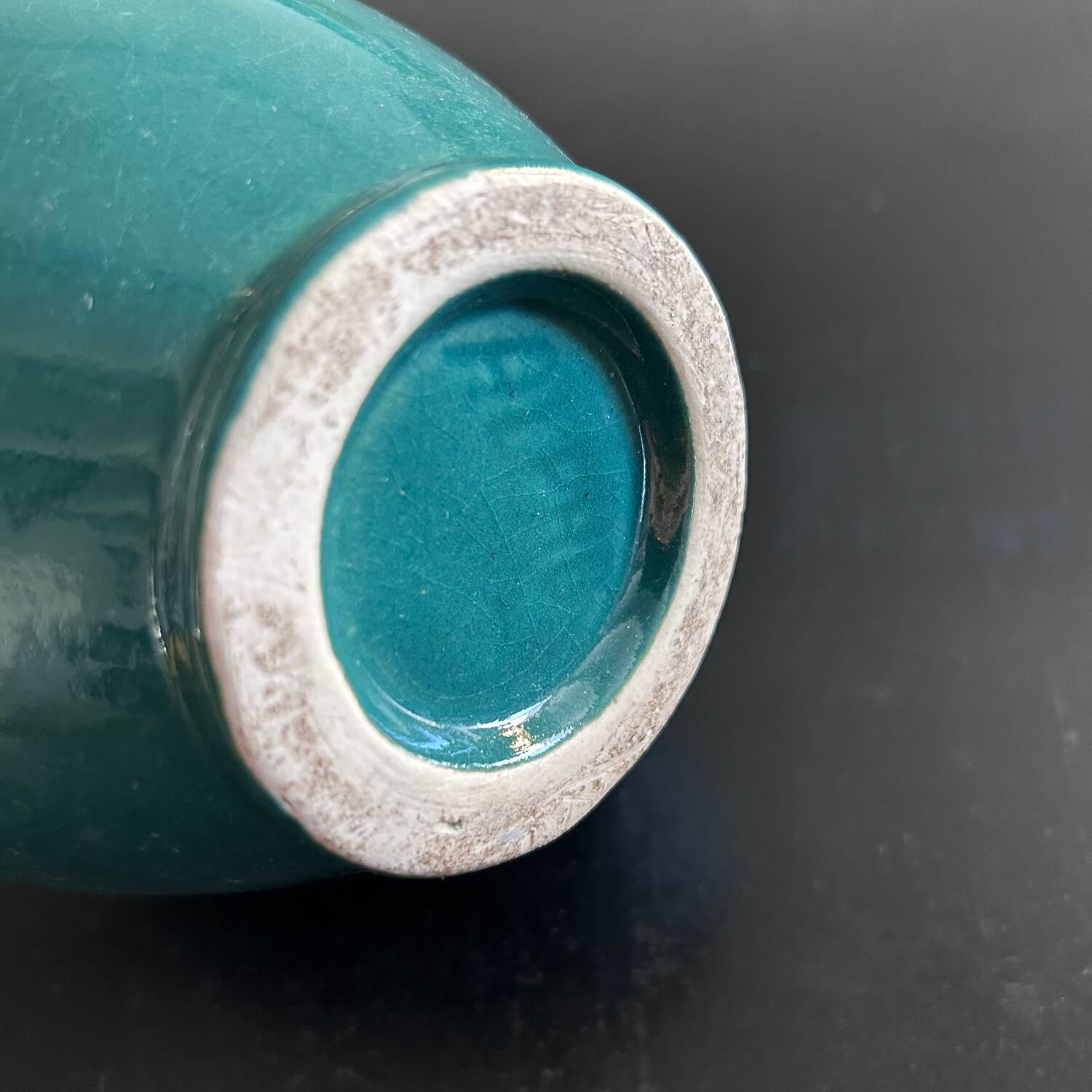 Green and ochre flamed goat