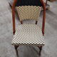 White/black bistro chair