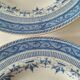 Pair of old Boulenger Choisy-le-Roi soup plates – Gallic decor