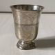 18th century solid silver tulip cup