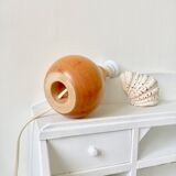 Wooden bedside lamp