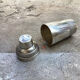 Antique shaker in silver metal hallmarked Art Deco style