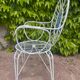 4 fauteuils provençaux en fer forgé des années 60