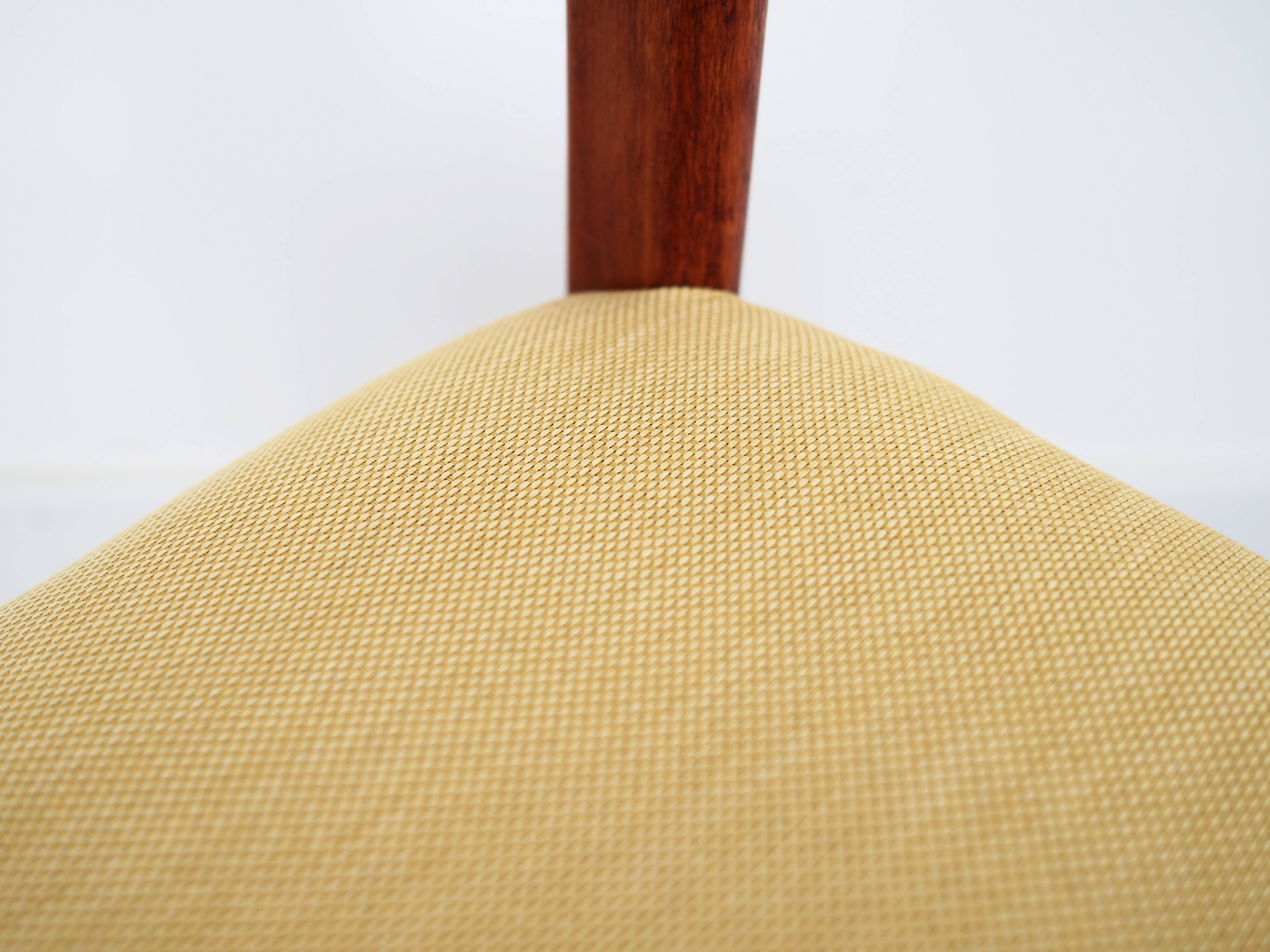 Set of four teak chairs, Danish design, 1970s, production: Denmark