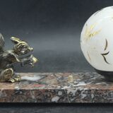 Art Deco Squirrel Lamp