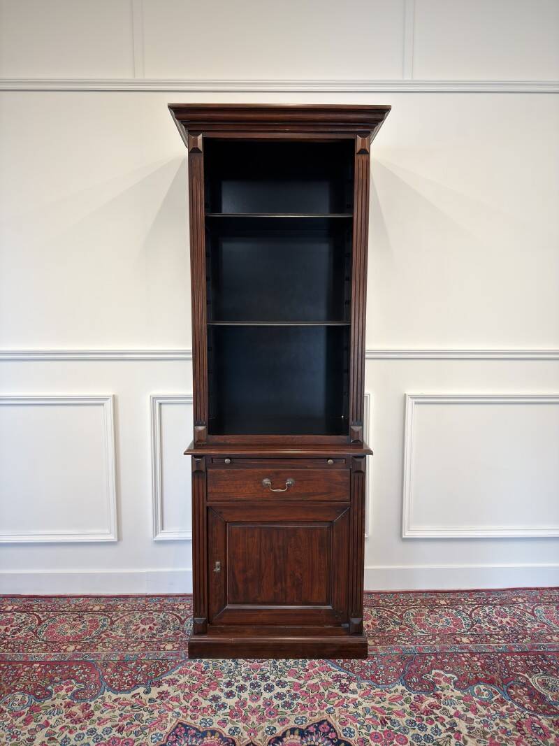 Classic English Mahogany Bookcase