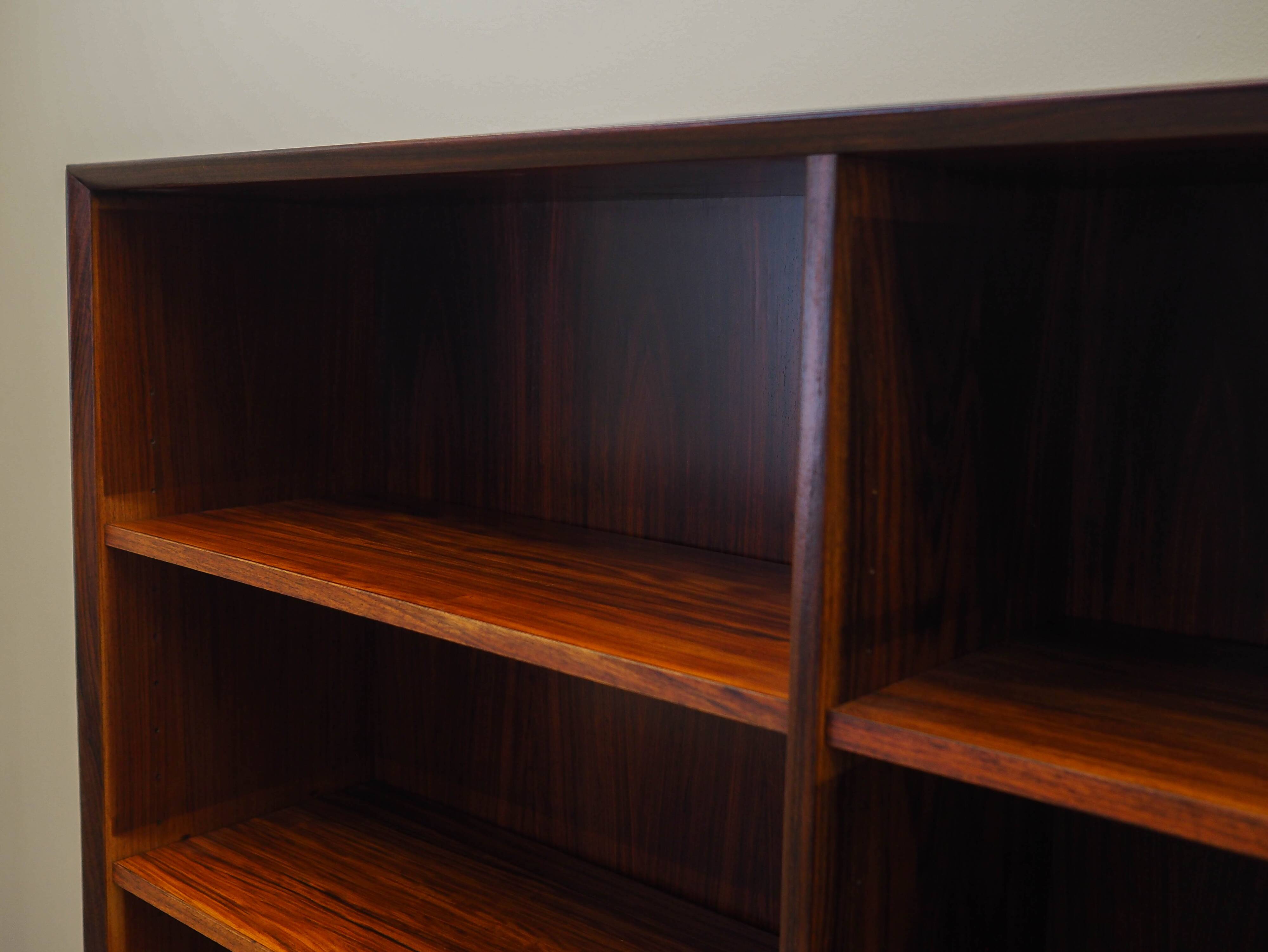 Rosewood bookcase, Danish design, 1970s, manufacturer: Hundevad