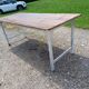 Table Insutrielle en Aluminium et Bois