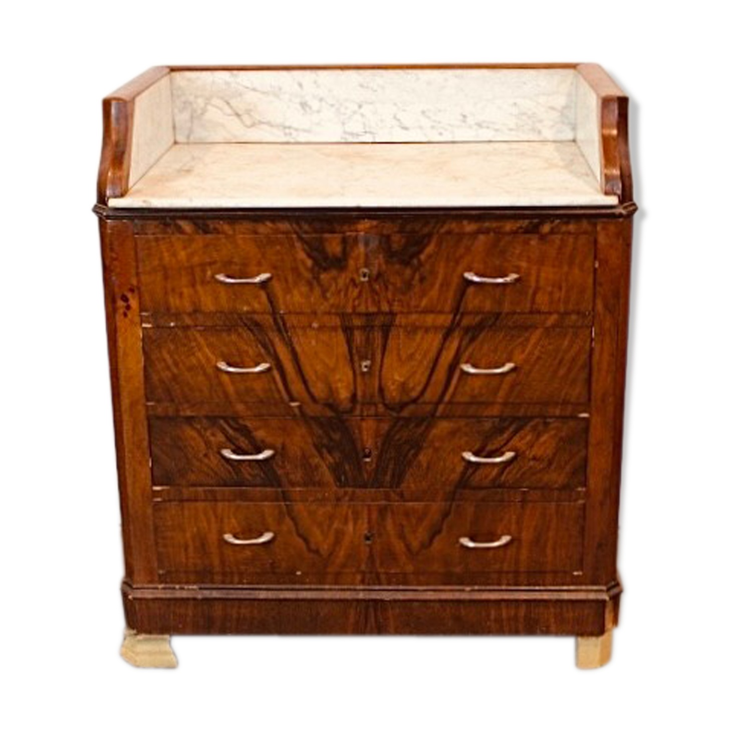 4 drawers with marble top