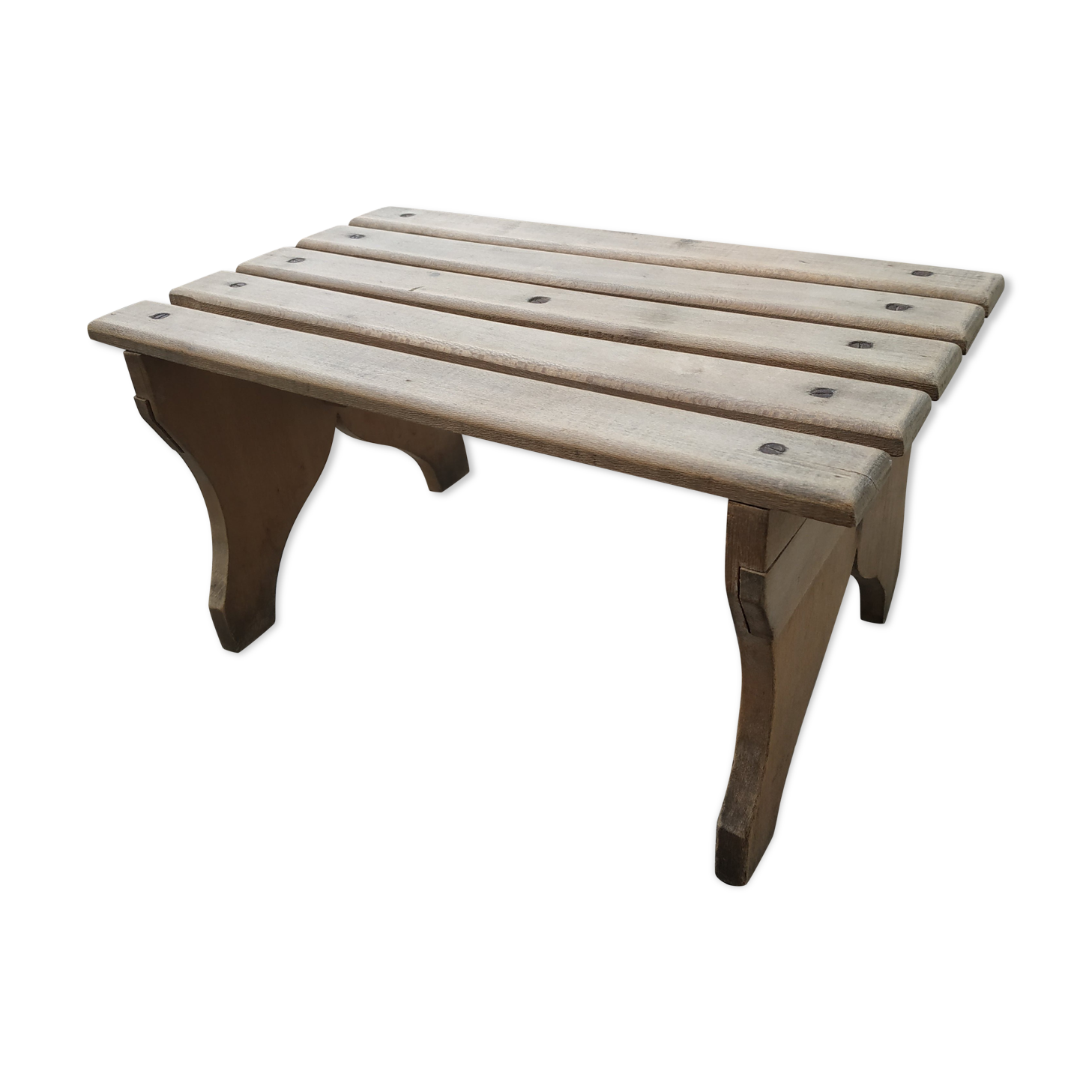 Wooden bench