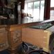 Table bureau entretoise en noyer