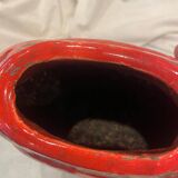Red vase