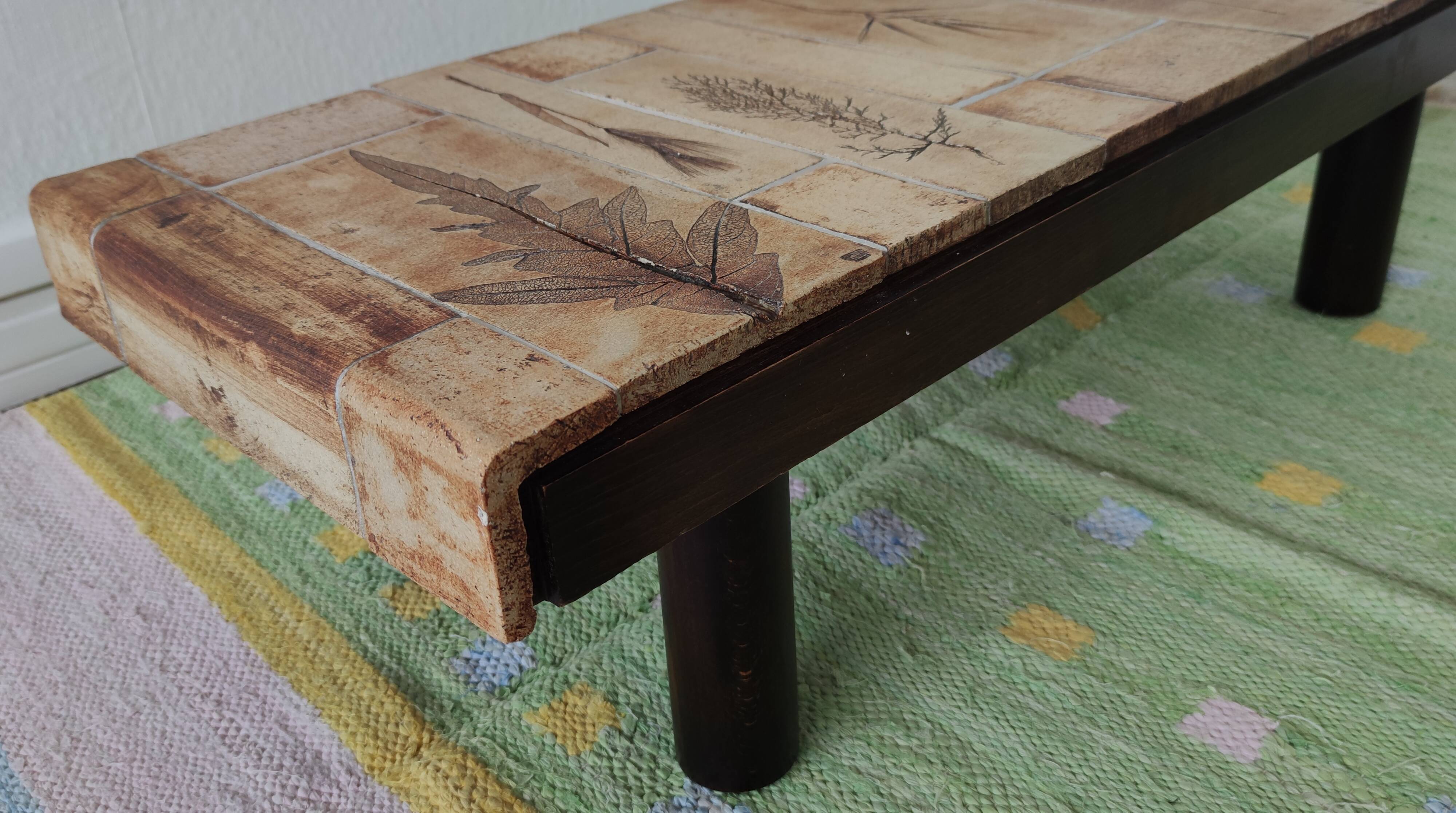 Roger capron coffee table l118cm h33cm l46.5cm perfect condition