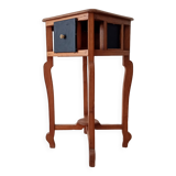 Antique pedestal table in solid oak from the 40s/50s