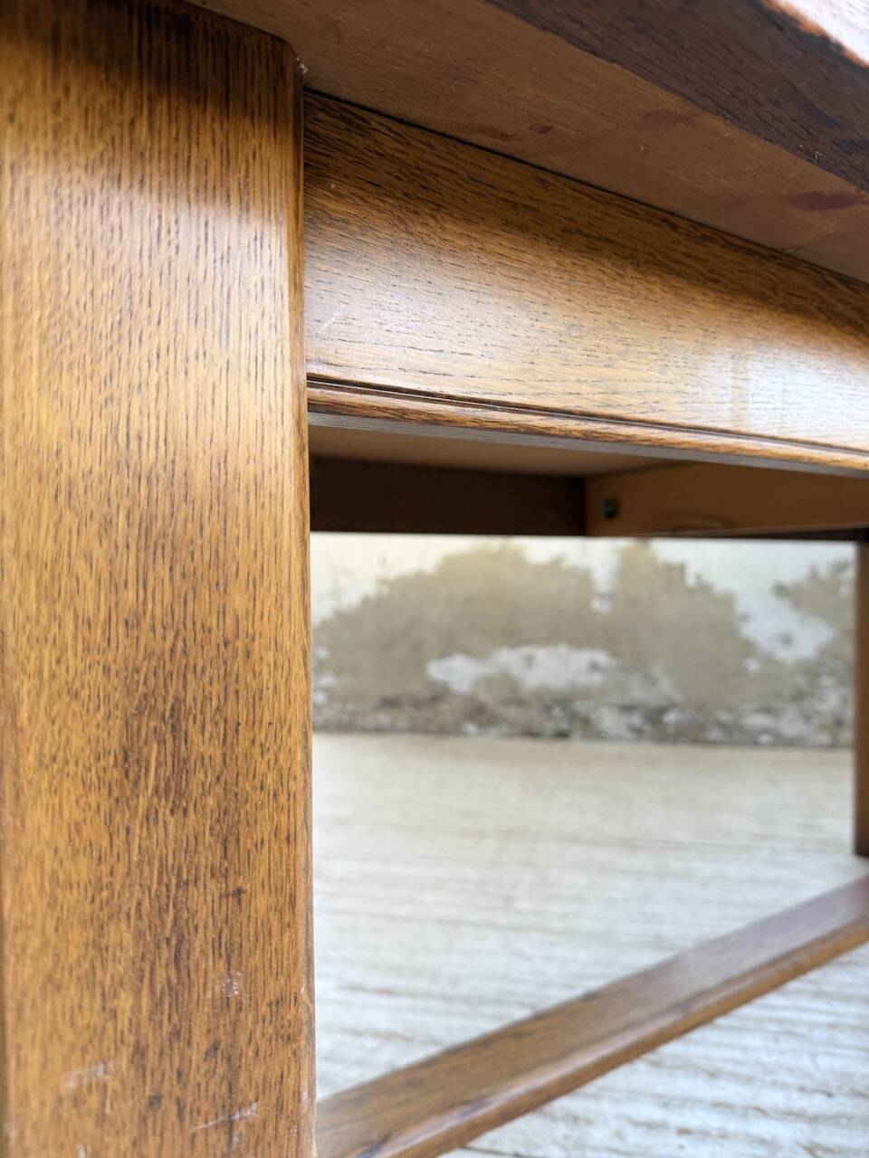 2m oak farmhouse table