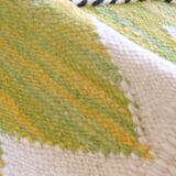 Lime green Kilim rug - 307 x 196 cm