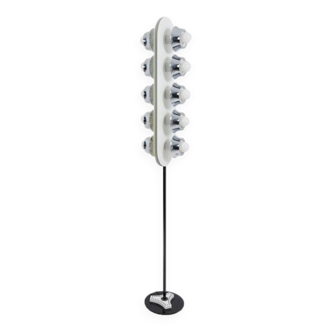 Floor lamp in lacquered metal. 1960s.